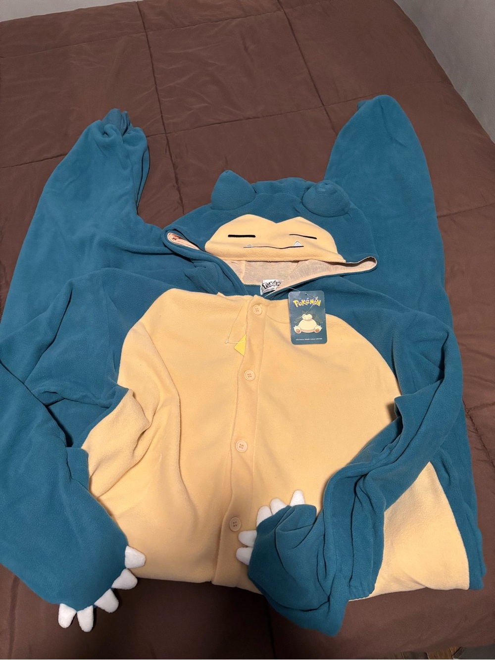 Pokemon Snorlax Kigurumi in Blue and Cream - Picture 2 of 2